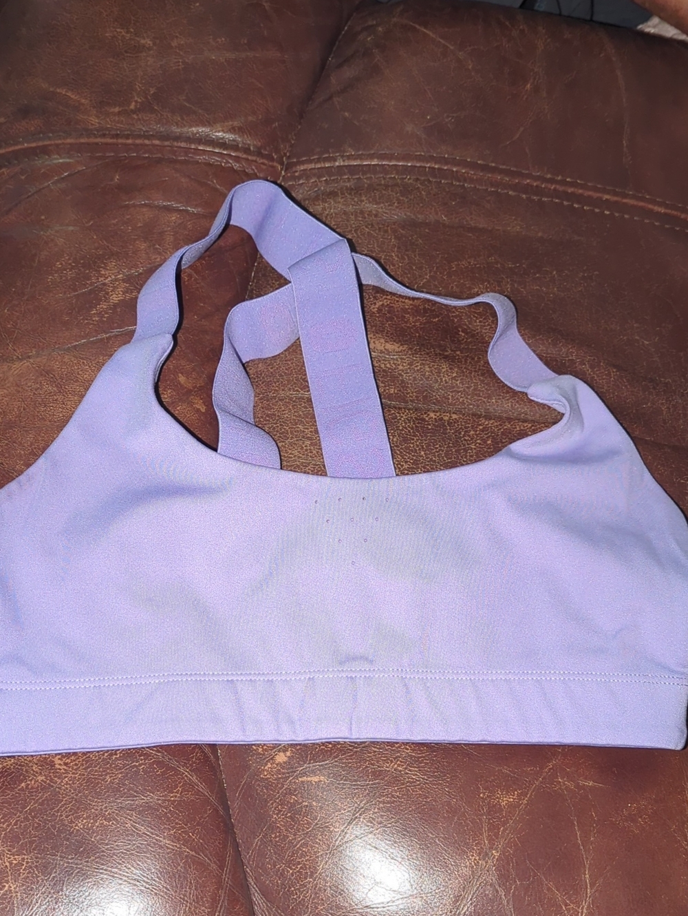 FIGS Lilac Sports Bra with Strappy Back